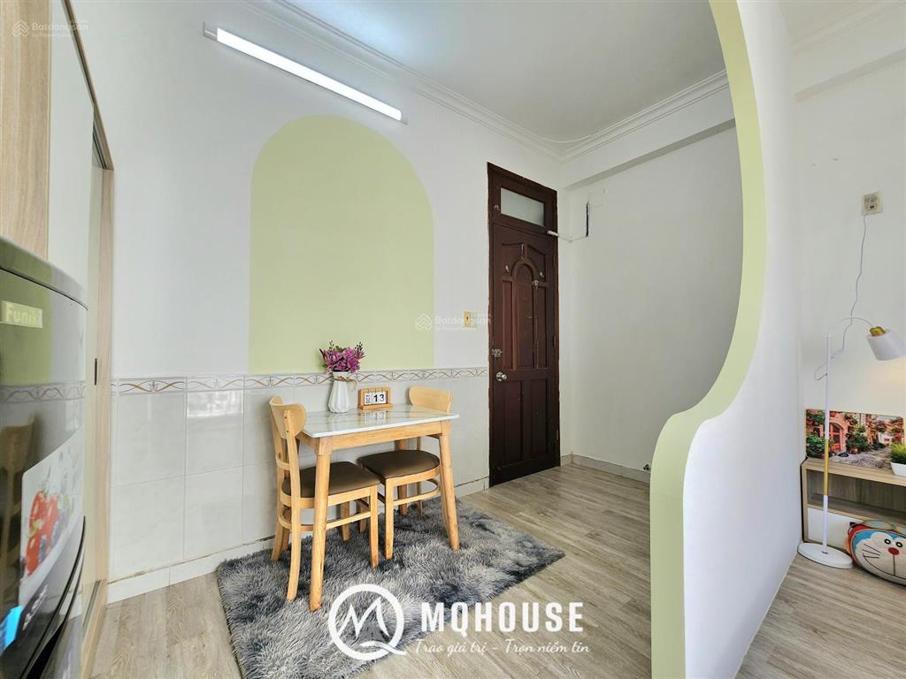 Căn hộ studio full nội thất ngay nhất chi mai  hoàng hoa thám gần etown cộng hòa
