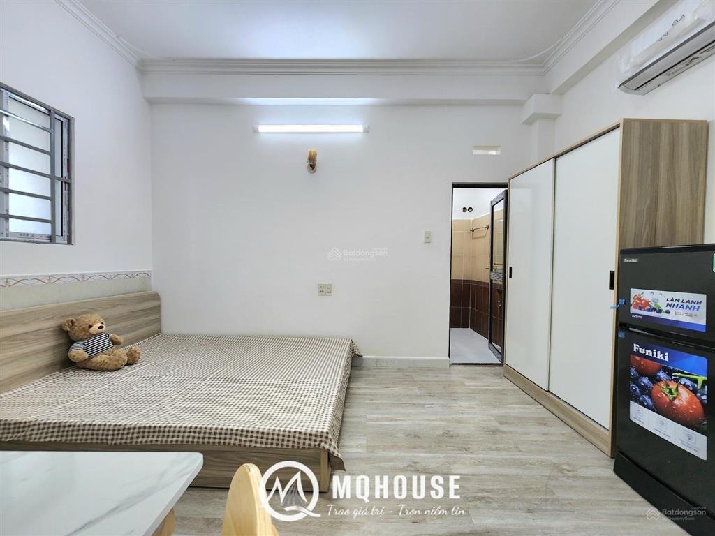 Căn hộ studio full nội thất ngay nhất chi mai  hoàng hoa thám gần etown cộng hòa