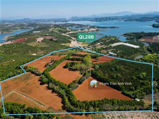 Bán quỹ đất rộng 20ha  thế đất cao view toàn cảnh hồ đại ninh rất đẹp