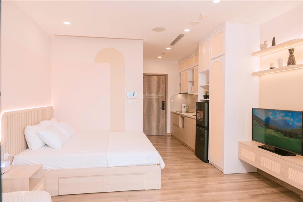 Studio full nội thất, thiết kế có guu, sẵn sàng cho thuê homestay tại ecopark