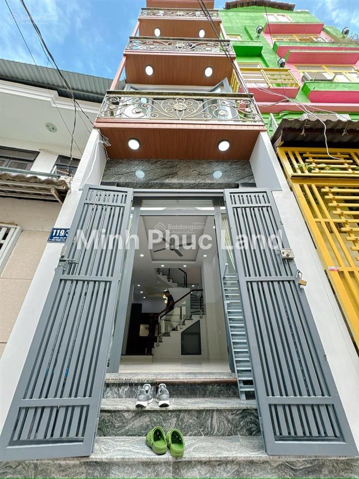 Nhà 4 tầng hẻm xe hơi ngay đại học tài chính marketing tân mỹ quận 7