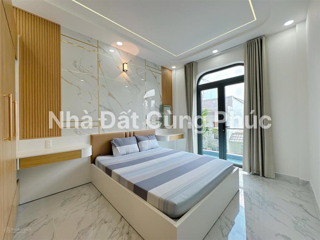 Siêu phẩm 4 tầng ngang 6,4m  5pn  full nội thất  1942 huỳnh tấn phát, nhà bè