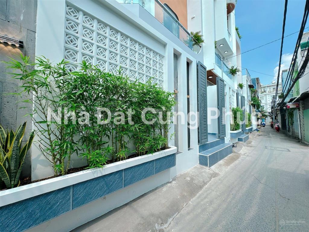 Siêu phẩm 4 tầng ngang 6,4m  5pn  full nội thất  1942 huỳnh tấn phát, nhà bè