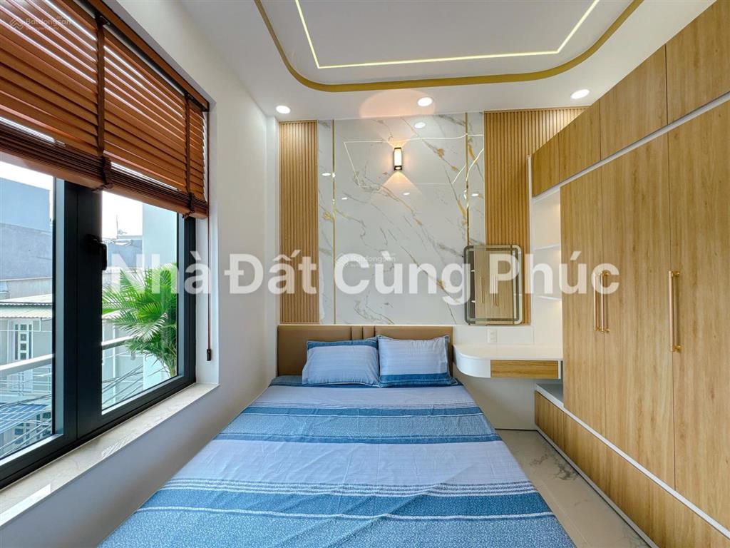 Siêu phẩm 4 tầng ngang 6,4m  5pn  full nội thất  1942 huỳnh tấn phát, nhà bè