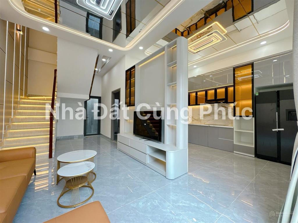 Siêu phẩm 4 tầng ngang 6,4m  5pn  full nội thất  1942 huỳnh tấn phát, nhà bè