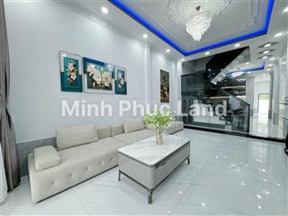Nhà đẹp sát hxh lý phục man quận 7  4x26m 4pn full nội thất  6.39tỷ