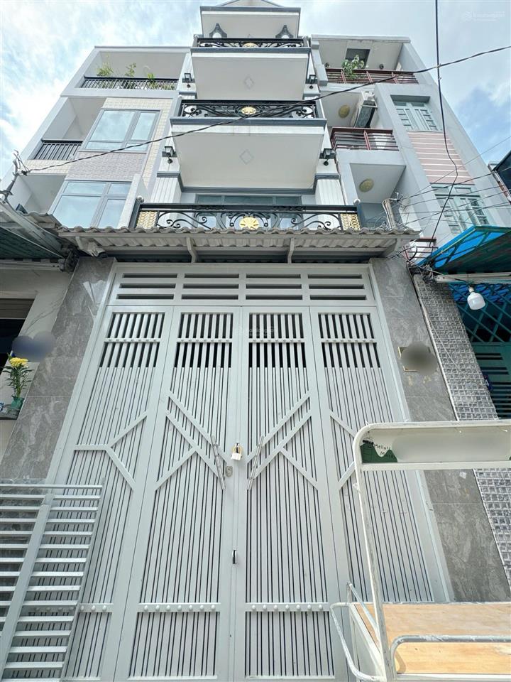 Nhà 4 tầng đúc sát mặt tiền dương bá trạc, p.1 quận 8 46m 4pn hoàn công