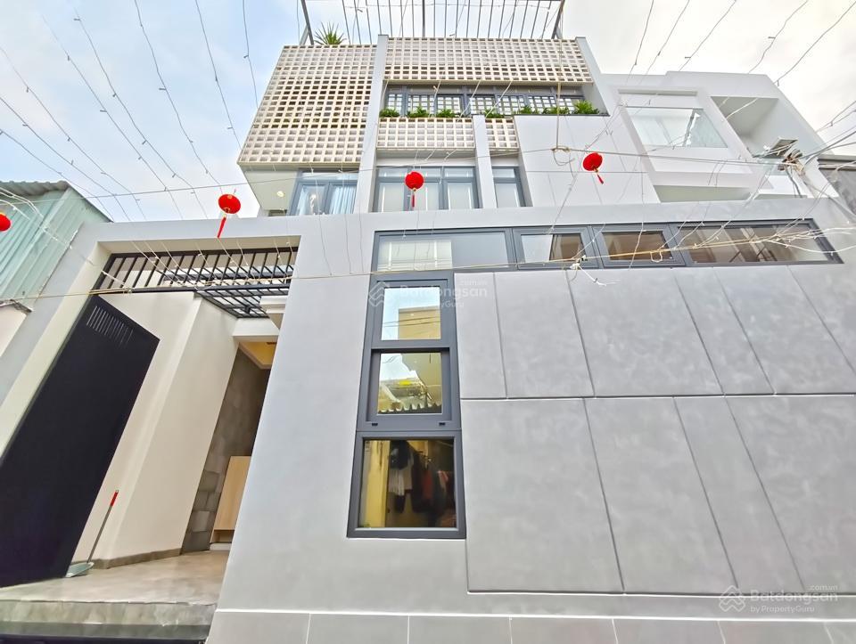 Nhà xây mới 100% đẹp lung linh 2 lầu st hẻm 4m huỳnh tấn phát, quận 7