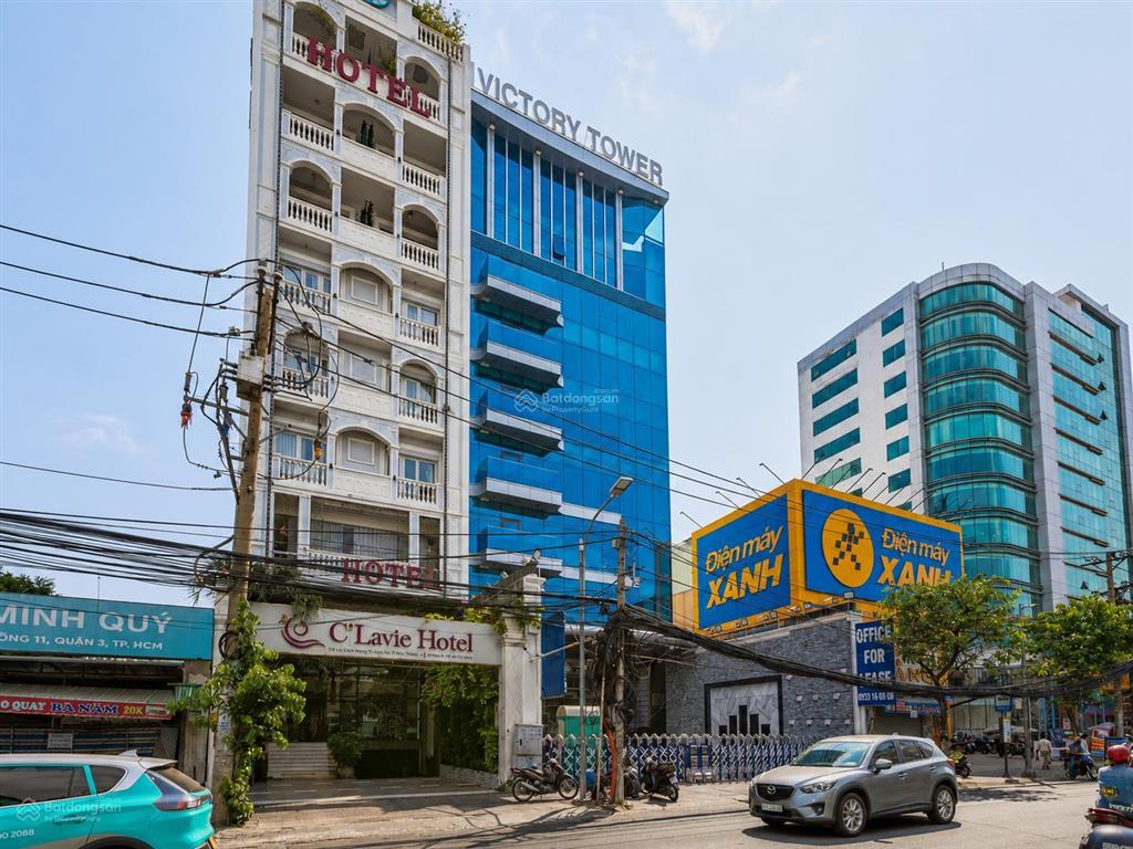 Siêu phẩm tòa nhà gần 6.000m2 sàn mặt tiền quận 3 | dt 14.7x36 | 2 hầm + 10 tầng | 3tm | 450 tỷ