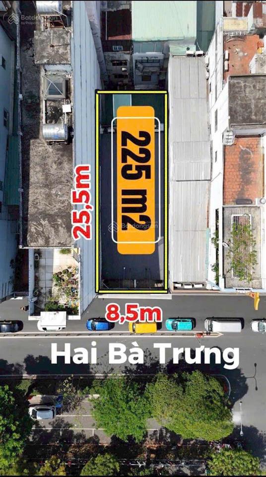 Khan hiếm nhà mặt tiền hai bà trưng, quận 3. dt 8.5x27. 3 tầng. hđt 230tr. 175 tỷ