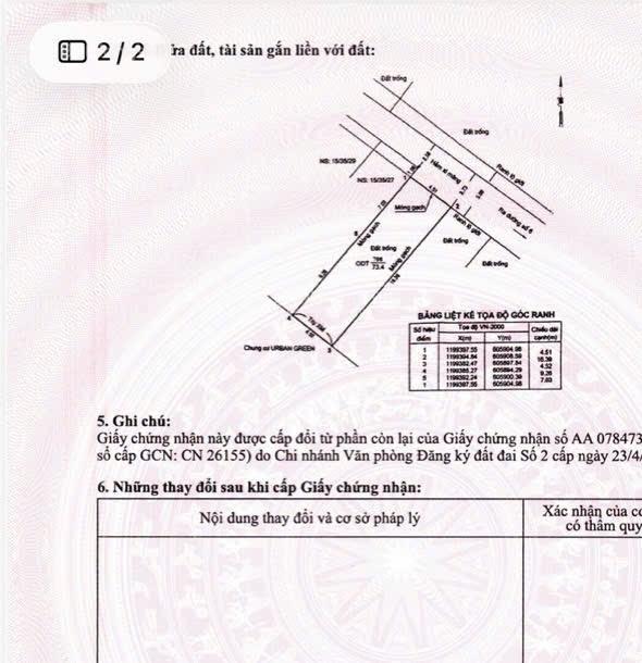 Kẹt tiền cần bán gấp lô đất 78m2 hẻm xe hơi quốc lộ 13, gần vạn phúc, thủ đức, 5,2 tỷ/78m2