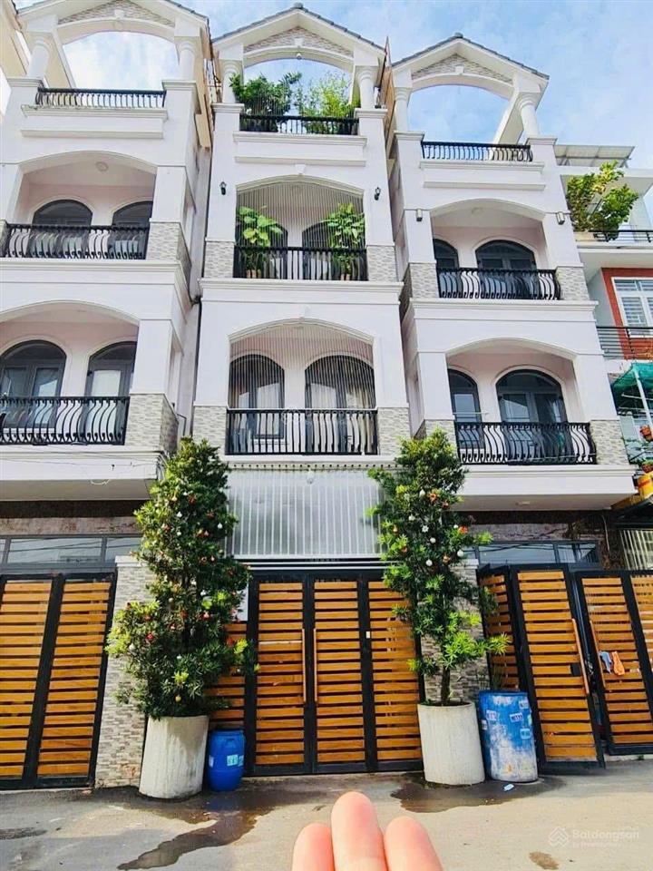 Nhà 4 tầng gần vạn phúc thủ đức  thu nhập 30 triệu/ tháng  đường rộng tới 10m, ô tô ngủ trong nhà