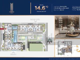 Bán cc 2pn 2wc, 68m2, 14,5 tỷ tại the grand manhattan, q1, hcm  có chỗ đậu xe