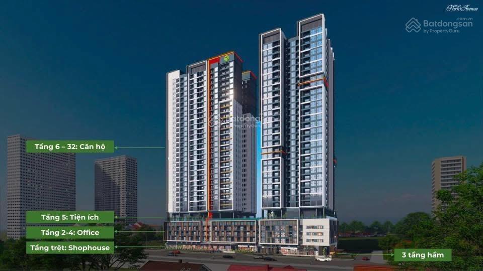 Bán gấp căn hộ 2pn view svđ phú thọ, 71m², the park avenue, dự kiến 6,9 tỷ, thanh toán 4,1 tỷ