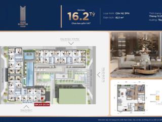 Bán căn hộ góc 3pn the grand manhattan, 16,2 tỷ, 82m2 , thanh toán 30% 8tỷ
