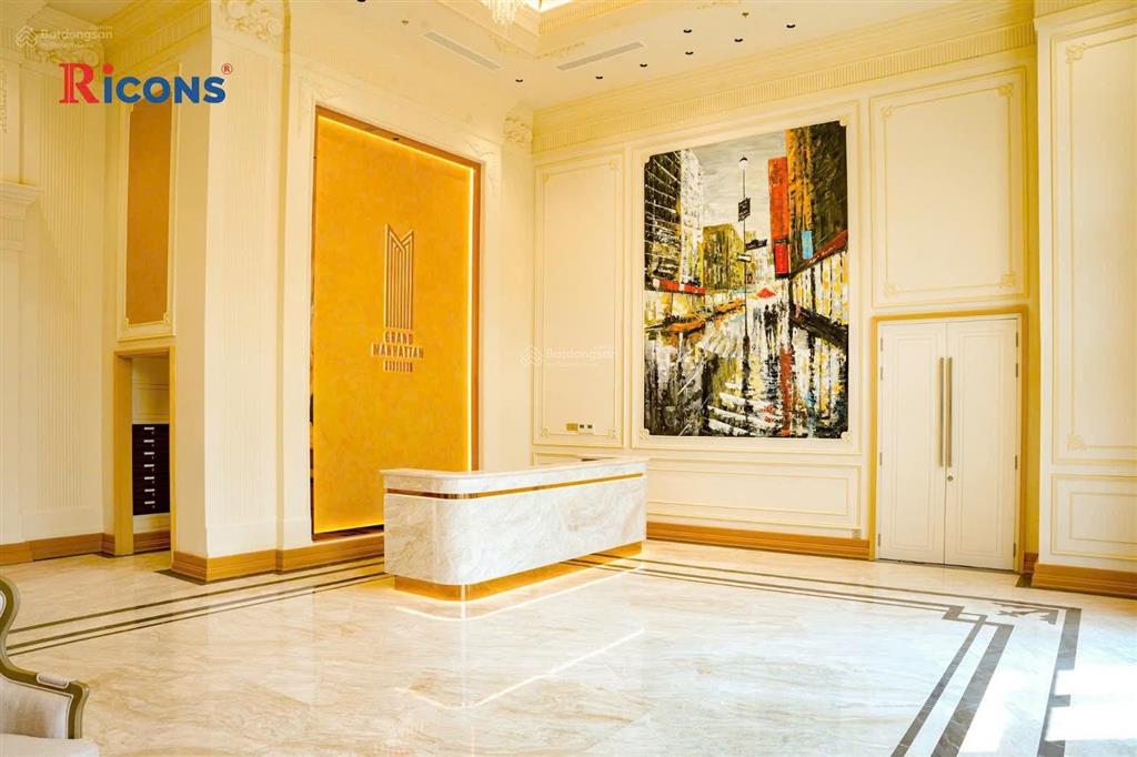 Căn hộ 2pn tầng cao view q1 sông sài gòn grand manhattan,71.6m2, hướng đông bắc ,thanh toán chỉ 35%