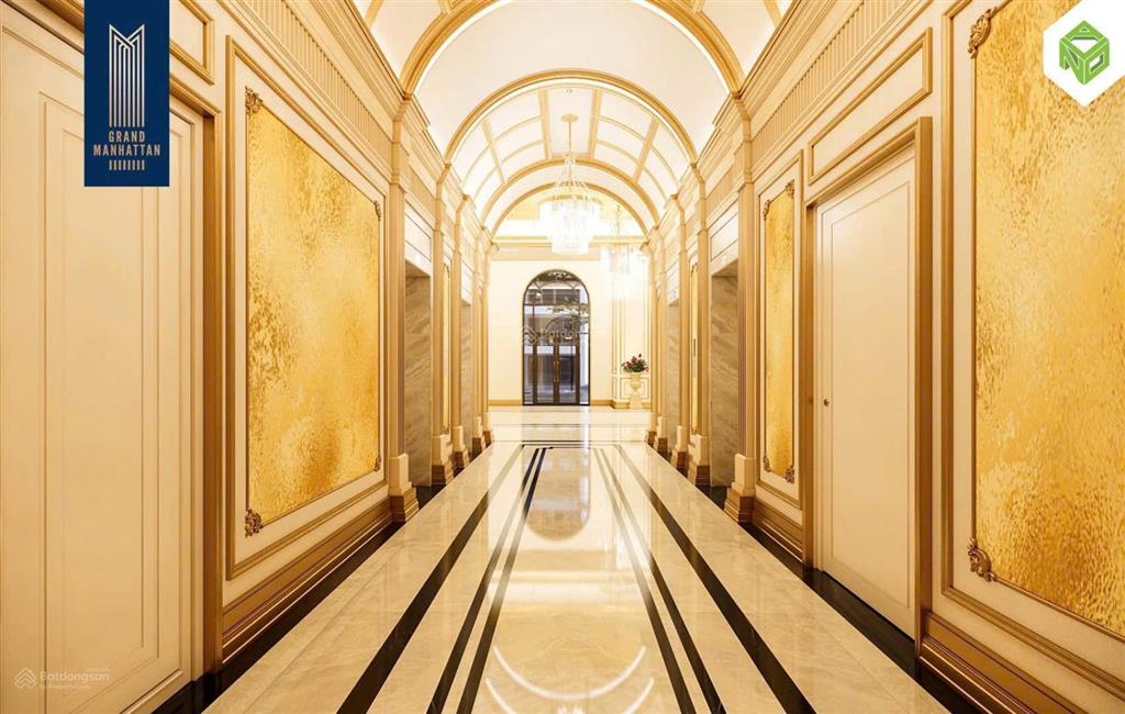 Bán cc the grand manhattan, giá 14,5 tỷ, diện tích 76m2, có ô đậu xe, view đẹp tại cô giang, q1