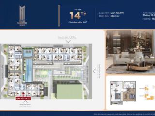 Bán cc the grand manhattan, 14 tỷ, 68m2, 2pn, 2wc, giá siêu hời thanh toán 30% sang tên