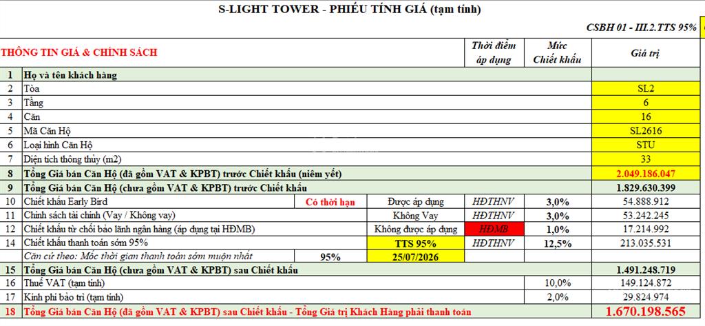 Studio slight giá 2tỷ049 tỷ 0979 941 ***