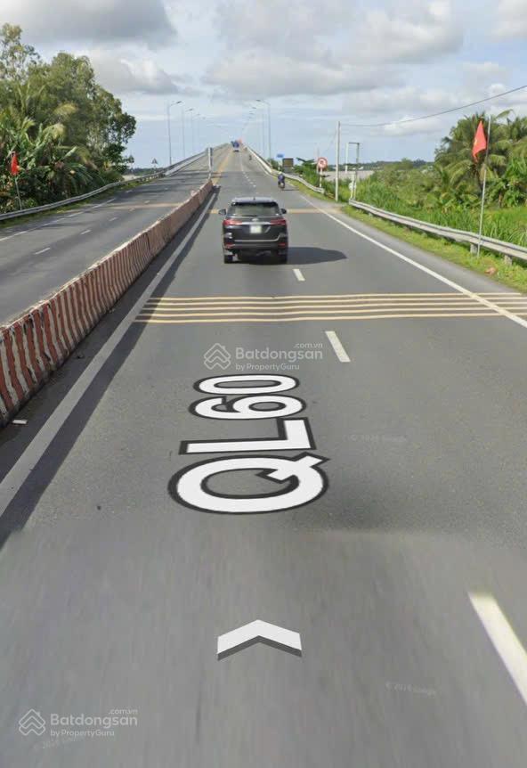 Đất 2 mặt tiền ql60 & sông cổ chiên giá rẻ chưa từng có