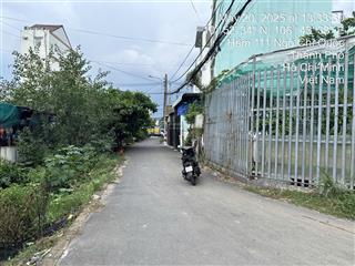 Bán đất hẻm 111 ngô chí quốc gần lẩu chay tâm an