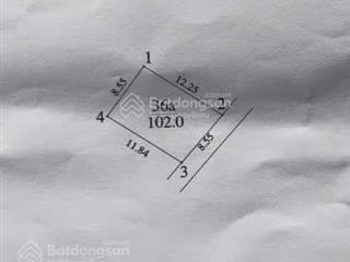 102m2 mặt tiền 9m vuông vắn vĩnh hà, thanh hà, trung giã ngõ thông ô tô