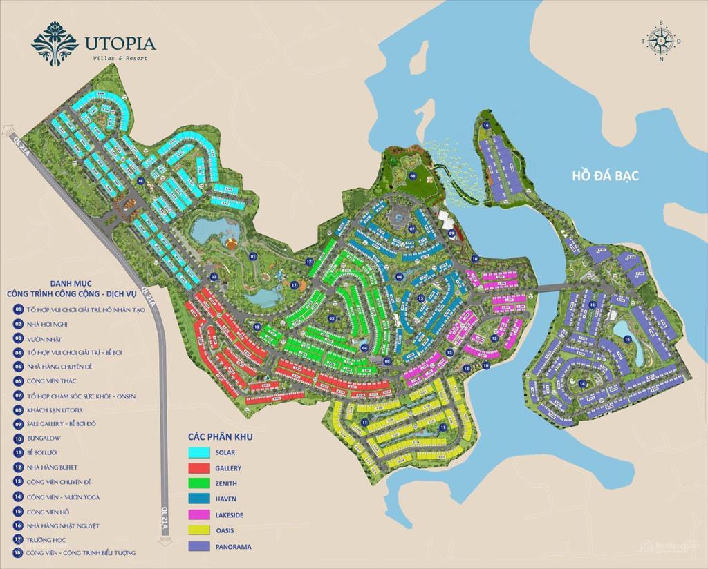 Bán đất nền dự án utopia villas & resort, 5,5 tỷ, 175m2 tại xã phú thành, huyện lạc thủy, hòa bình