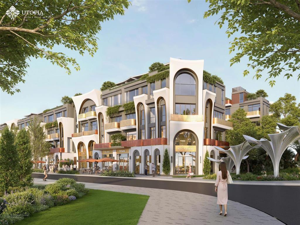 5 tỷ sở hữu shophouse nghỉ dưỡng trong lòng utopia villas & resort khai thác cho thuê kinh doanh.