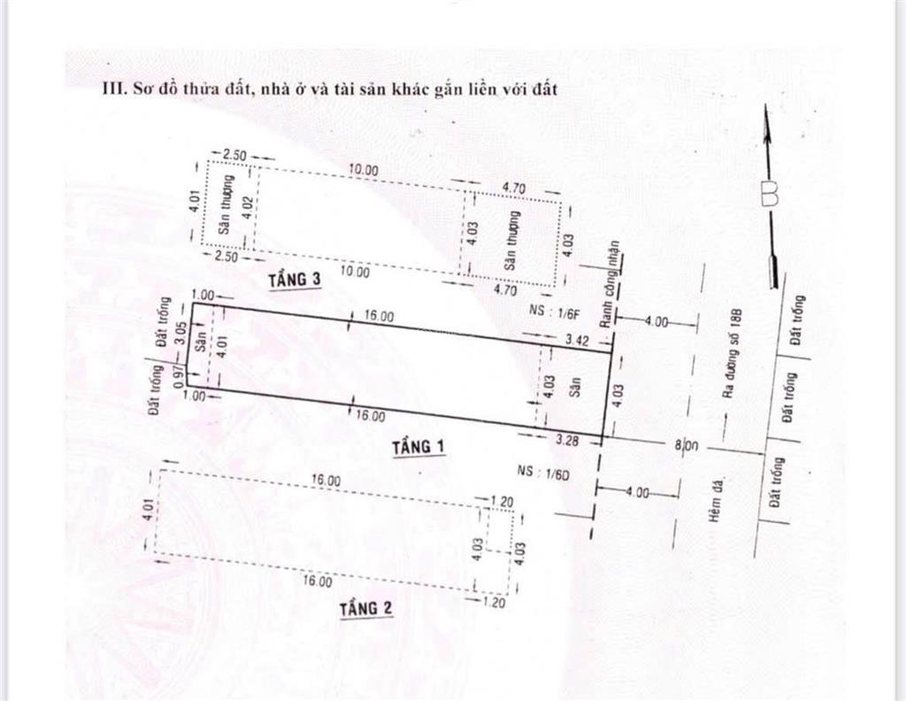 Gò xoài nhà 3 tấm 88m2 đường 8m chỉ còn 7ty4