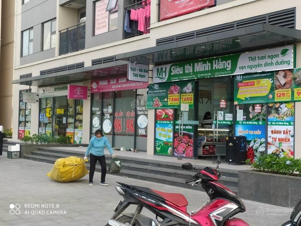 Cho thuê toàn bộ quỹ căn shophouse, shop chân đế vinhomes smart city tây mỗ  nam từ liêm