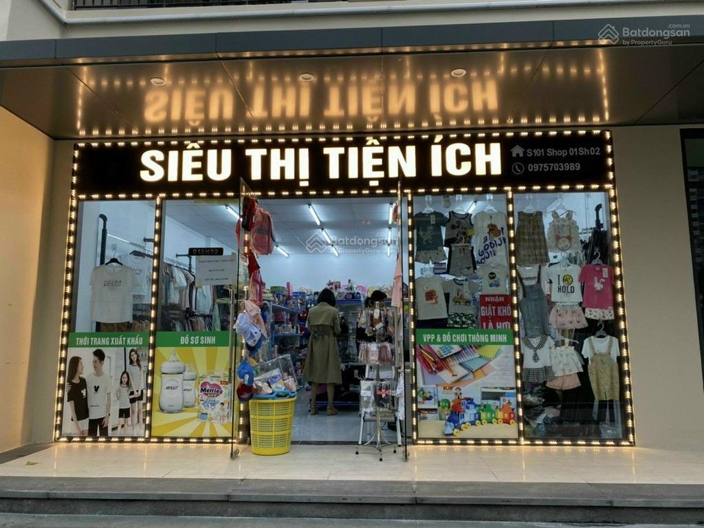 Cho thuê toàn bộ quỹ căn shophouse, shop chân đế vinhomes smart city tây mỗ  nam từ liêm