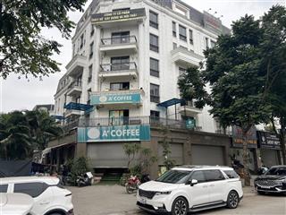 Bán shophouse lô góc 7 tầng có hầm mặt đường lê trọng tấn, kđt văn phú