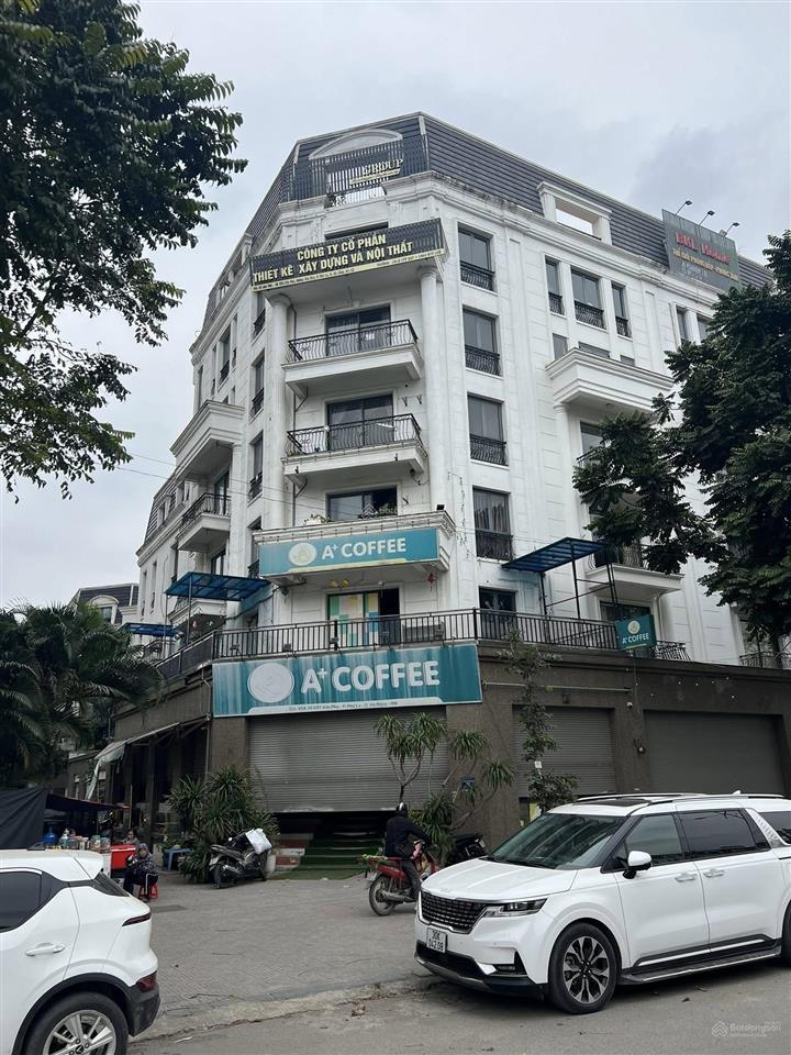 Bán shophouse lô góc 7 tầng có hầm mặt đường lê trọng tấn, kđt văn phú