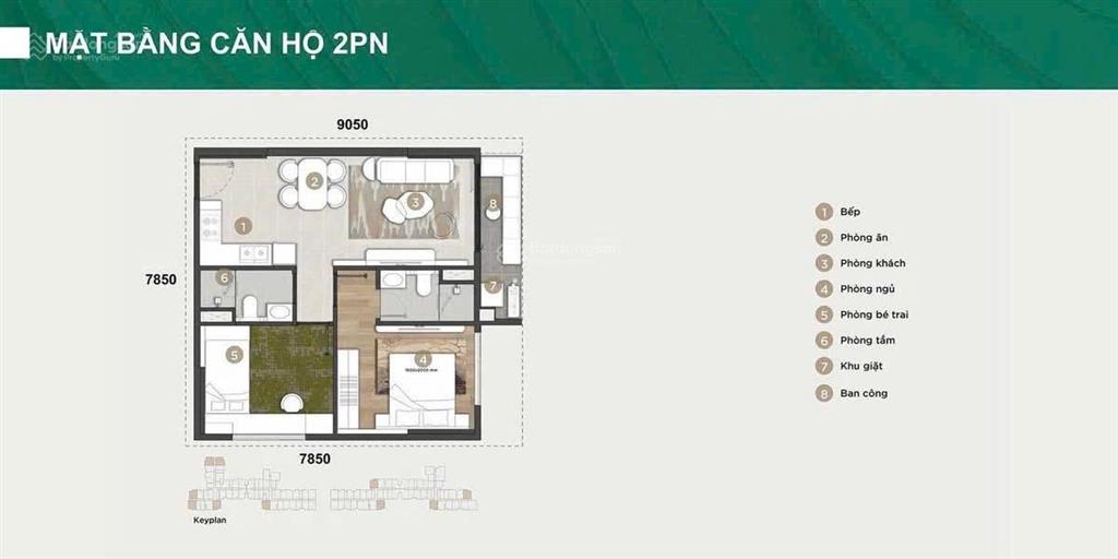 Bán cc 2pn, 2wc, 66m2 tại the emerald garden view, 2,4 tỷ, thuận an, bình dương hot