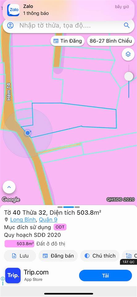 Bán đất tại hoàng hữu nam, 13,5 tỷ, 500m2, thủ đức, hcm