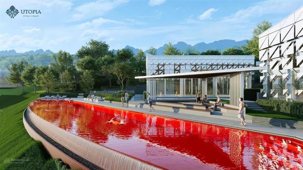 Cư dân tại utopia được tận hưởng hệ sinh thái tiện ích khép kín công viên tt,bể bơi, khách sạn....