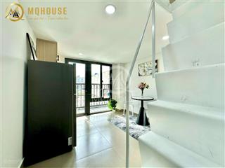 Cho thuê căn hộ duplex ban công, cửa sổ full nội thất gần cầu vượt hoàng hoa thám  etown tân bình