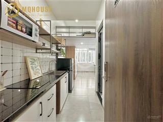 Cho thuê căn hộ gác tân bình cửa sổ thoáng, full nội thất cao cấp tiện nghi gần ngã tư bảy hiền