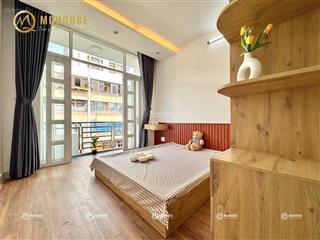 Căn hộ studio ban công cực thoáng gần ngã tư bảy hiền full nội thất từ a đến z