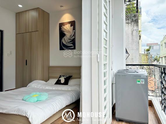 Căn hộ studio ban công, máy giặt riêng, full nội thất cao cấp gần ngã tư bảy hiền