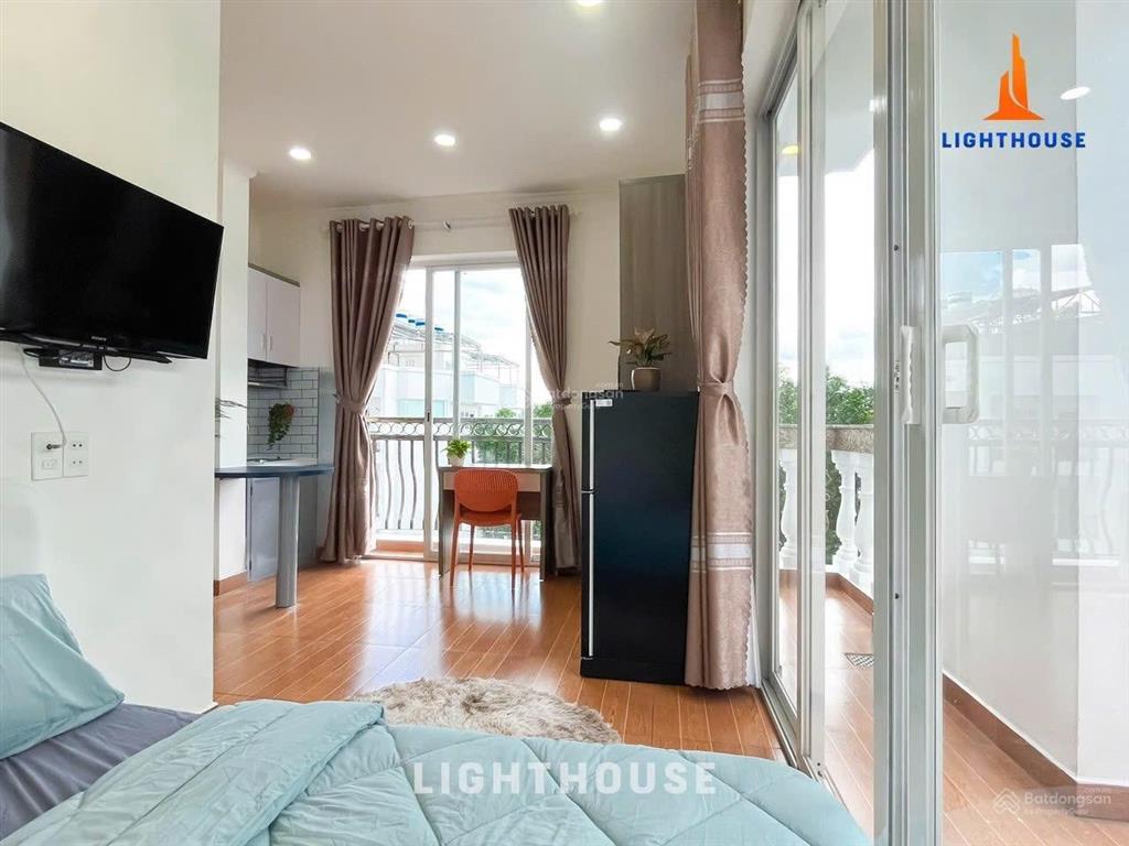 Cho thuê căn hộ studio cho thuê căn hộ studio ban công, cửa sổ full nội thất ngay khu k300 tân bình