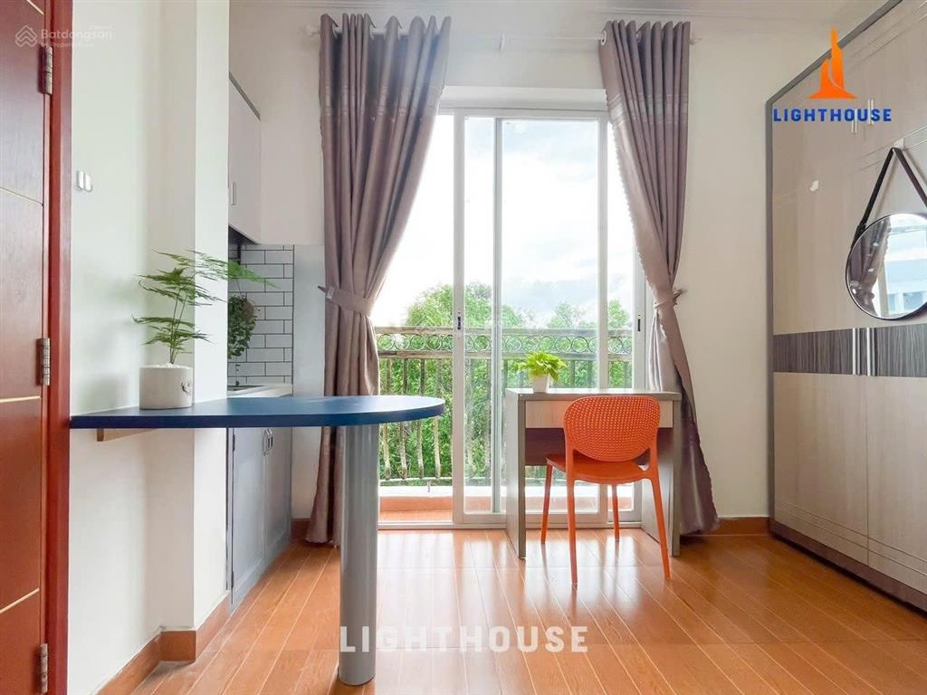 Cho thuê căn hộ studio cho thuê căn hộ studio ban công, cửa sổ full nội thất ngay khu k300 tân bình