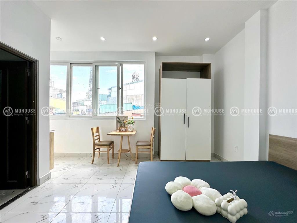 Cho thuê căn hộ studio cửa sổ thoáng, full nội thất ngay chợ phạm văn hai tân bình