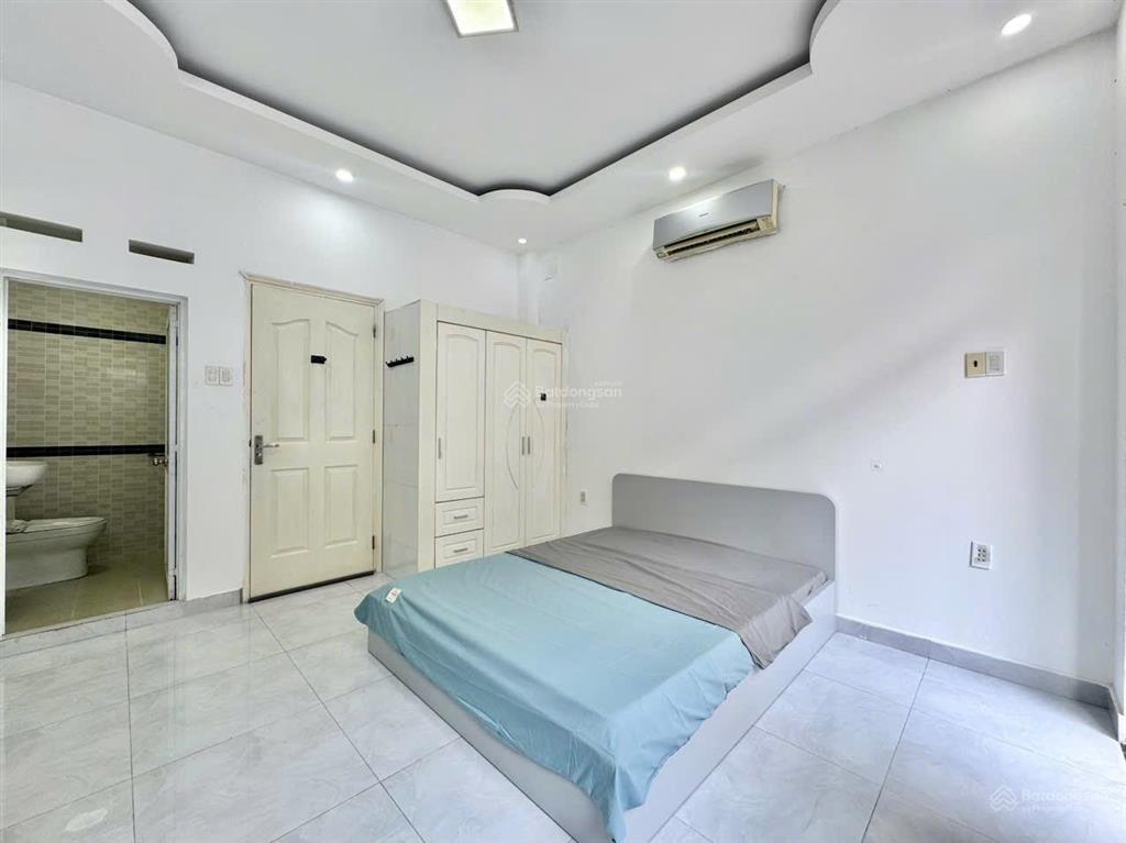 Căn hộ studio ban công 30m2 có máy giặt riêng full nội thất ngay khu bàu cát