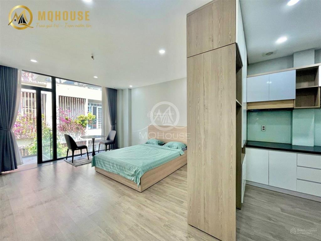 Cho thuê căn hộ studio ban công cao cấp ngay trường chinh  bàu cát tân bình