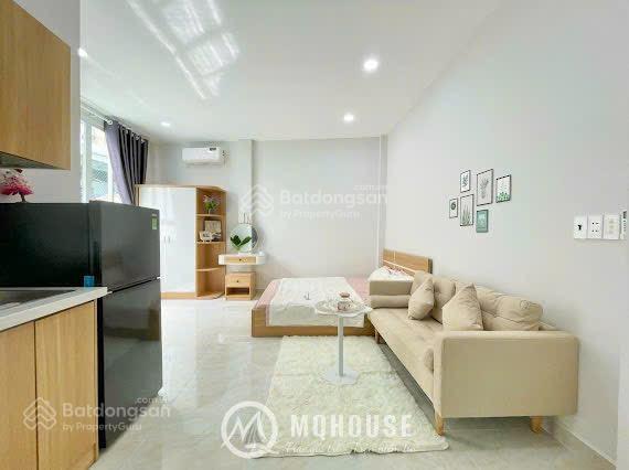 Cho thuê căn hộ studio cửa sổ thoáng  có máy giặt riêng gần chợ phạm văn hai, bờ kè hoàng sa
