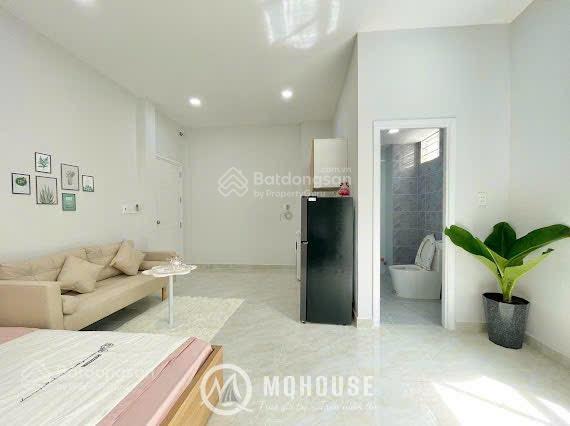 Cho thuê căn hộ studio cửa sổ thoáng  có máy giặt riêng gần chợ phạm văn hai, bờ kè hoàng sa