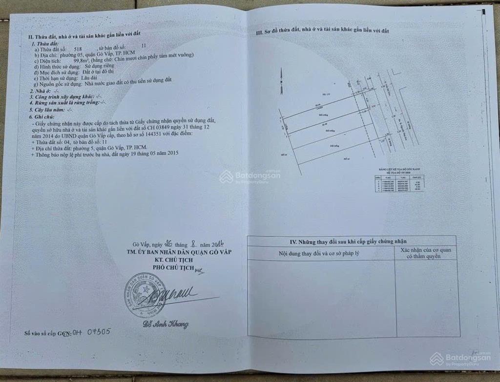 Lô đất mặt tiền trần bá giao cực đẹp , vuông vức .giá chỉ 32tỷ .10x20m =200m2 .phường 5 gò vấp .