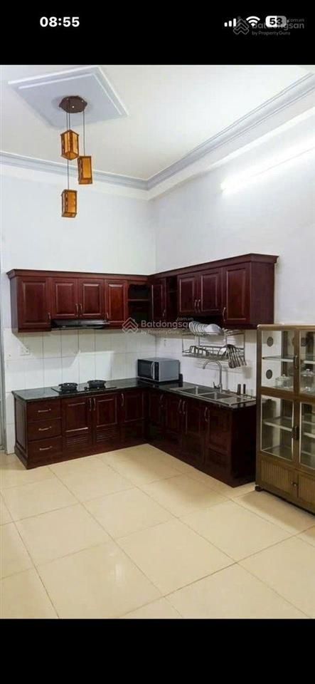 Nhà đẹp full nội thất dt 4x16m trệt 2 lầu 4pn 3wc hẻm 4m thông trung mỹ tây q12 hcm, giá 8 triệu/th