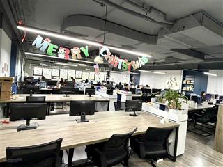 Sale sập sàn ! vp thanh xuân 230m2 giá 43tr/tháng, view hồ full nội thất